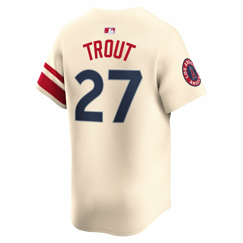 Mike Trout Los Angeles Angels Nike City Connect Limited Jersey - Natural - Nike Lifestyle