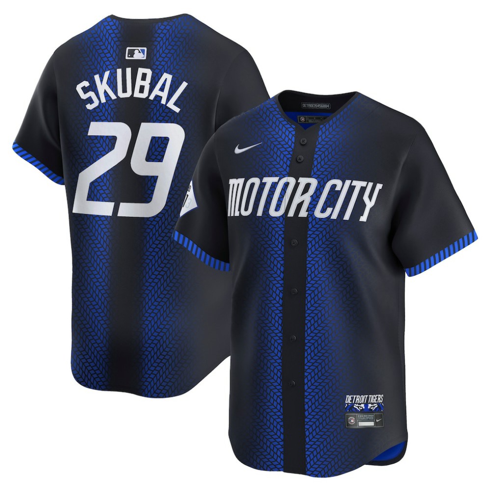 Tarik Skubal Detroit Tigers Nike City Connect Limited Jersey - Navy - Nike on Sale
