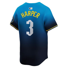Bryce Harper Philadelphia Phillies Nike City Connect Limited Jersey - Blue - Nike Sale