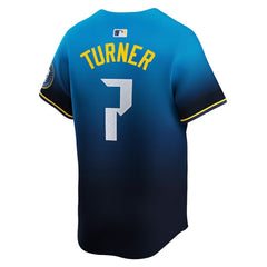 Trea Turner Philadelphia Phillies Nike City Connect Limited Jersey - Blue - Nike Lifestyle