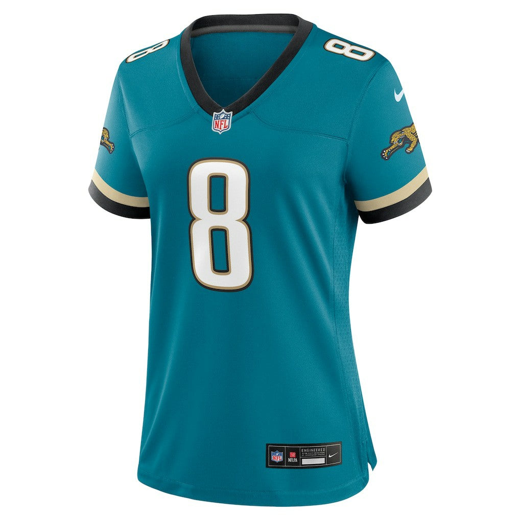 Nike Mark Brunell Jacksonville Jaguars Women's Prowler Throwback Retired Player Game Jersey Teal