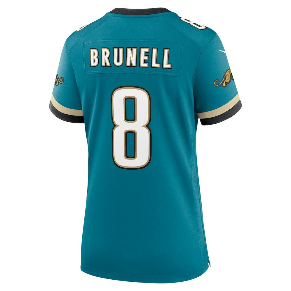 Nike Mark Brunell Jacksonville Jaguars Women's Prowler Throwback Retired Player Game Jersey Teal