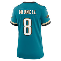 Nike Mark Brunell Jacksonville Jaguars Women's Prowler Throwback Retired Player Game Jersey Teal