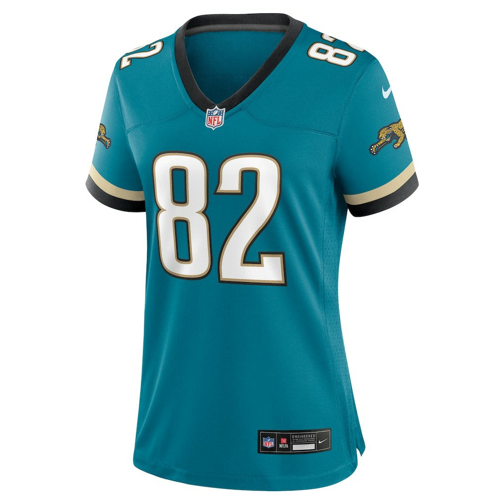 Nike Jimmy Smith Jacksonville Jaguars Women's Prowler Throwback Retired Player Game Jersey Teal