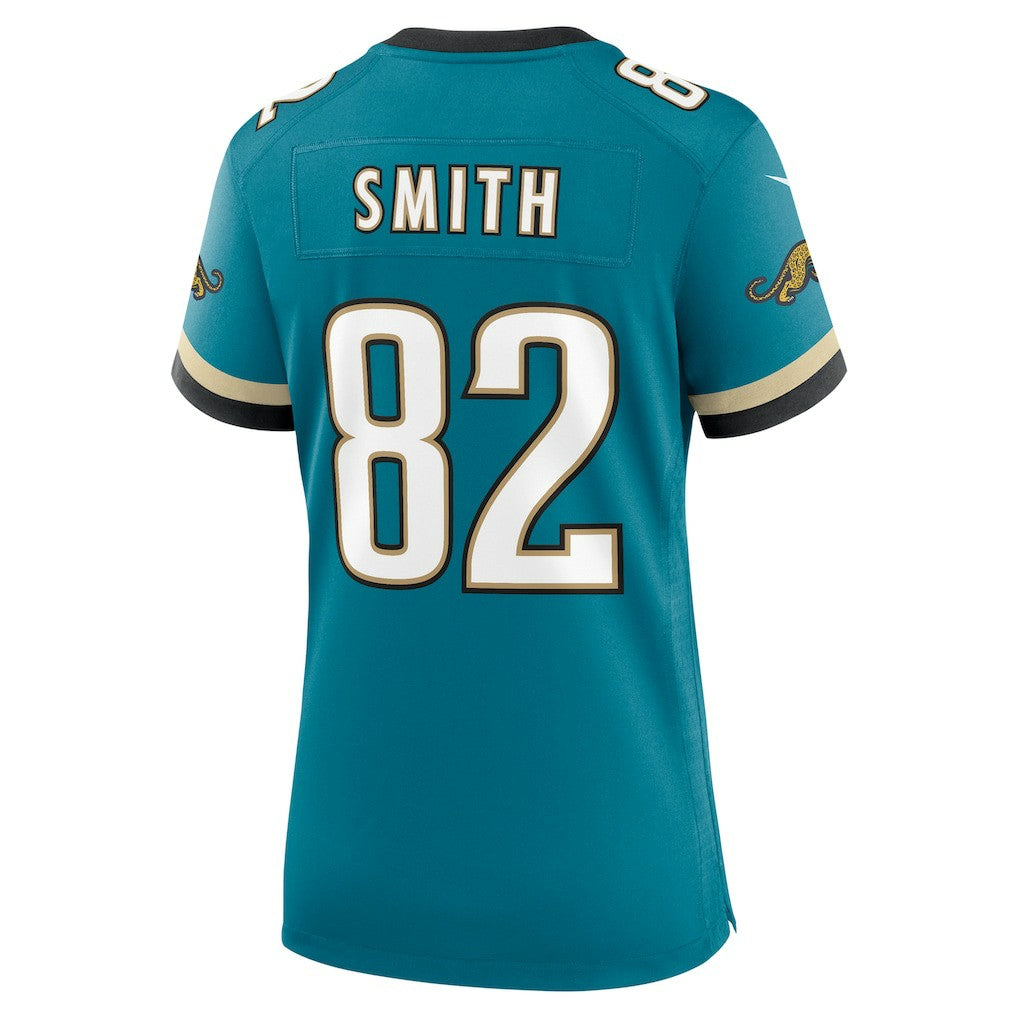 Nike Jimmy Smith Jacksonville Jaguars Women's Prowler Throwback Retired Player Game Jersey Teal