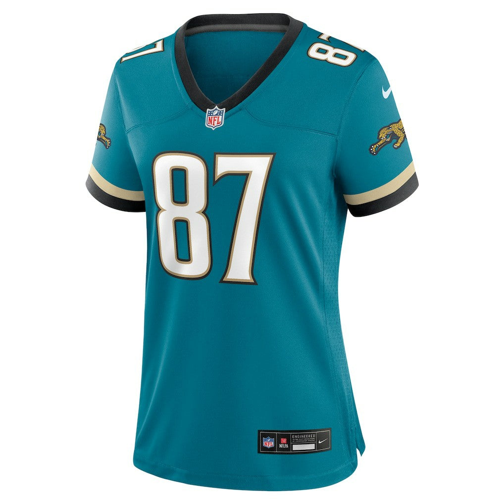 Nike Keenan McCardell Jacksonville Jaguars Women's Prowler Throwback Retired Player Game Jersey Teal