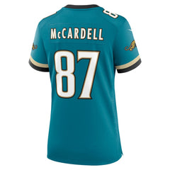 Nike Keenan McCardell Jacksonville Jaguars Women's Prowler Throwback Retired Player Game Jersey Teal