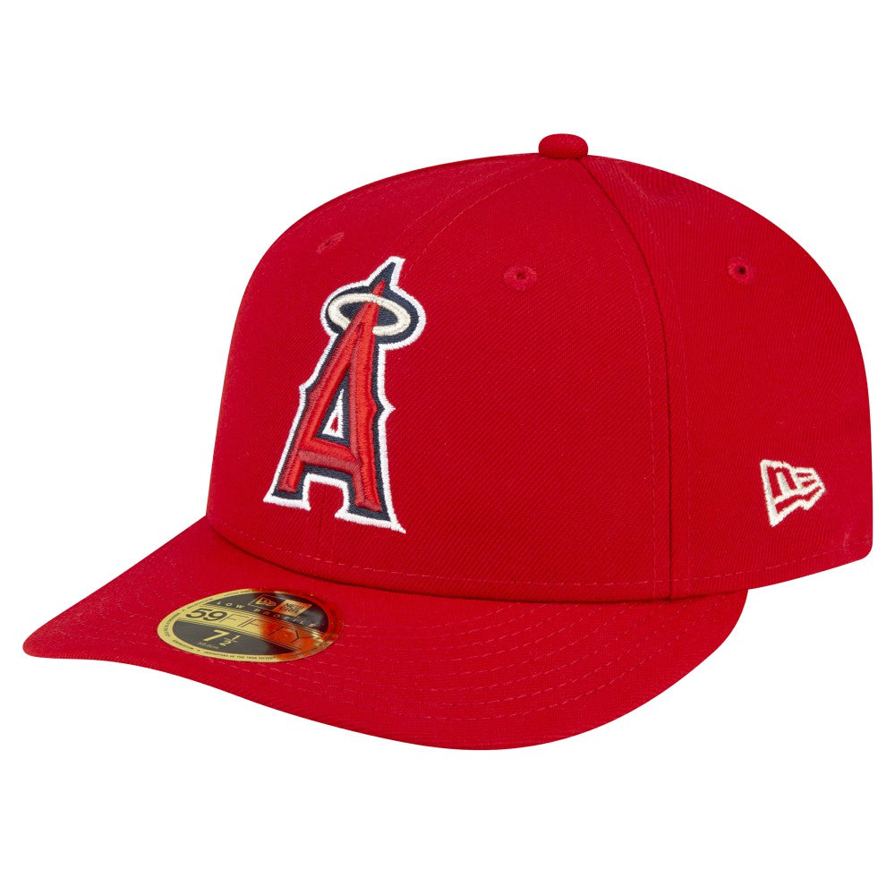 Los Angeles Angels New Era Game Authentic Collection On-Field Low Profile 59FIFTY Fitted Hat - Red - New Era on Sale