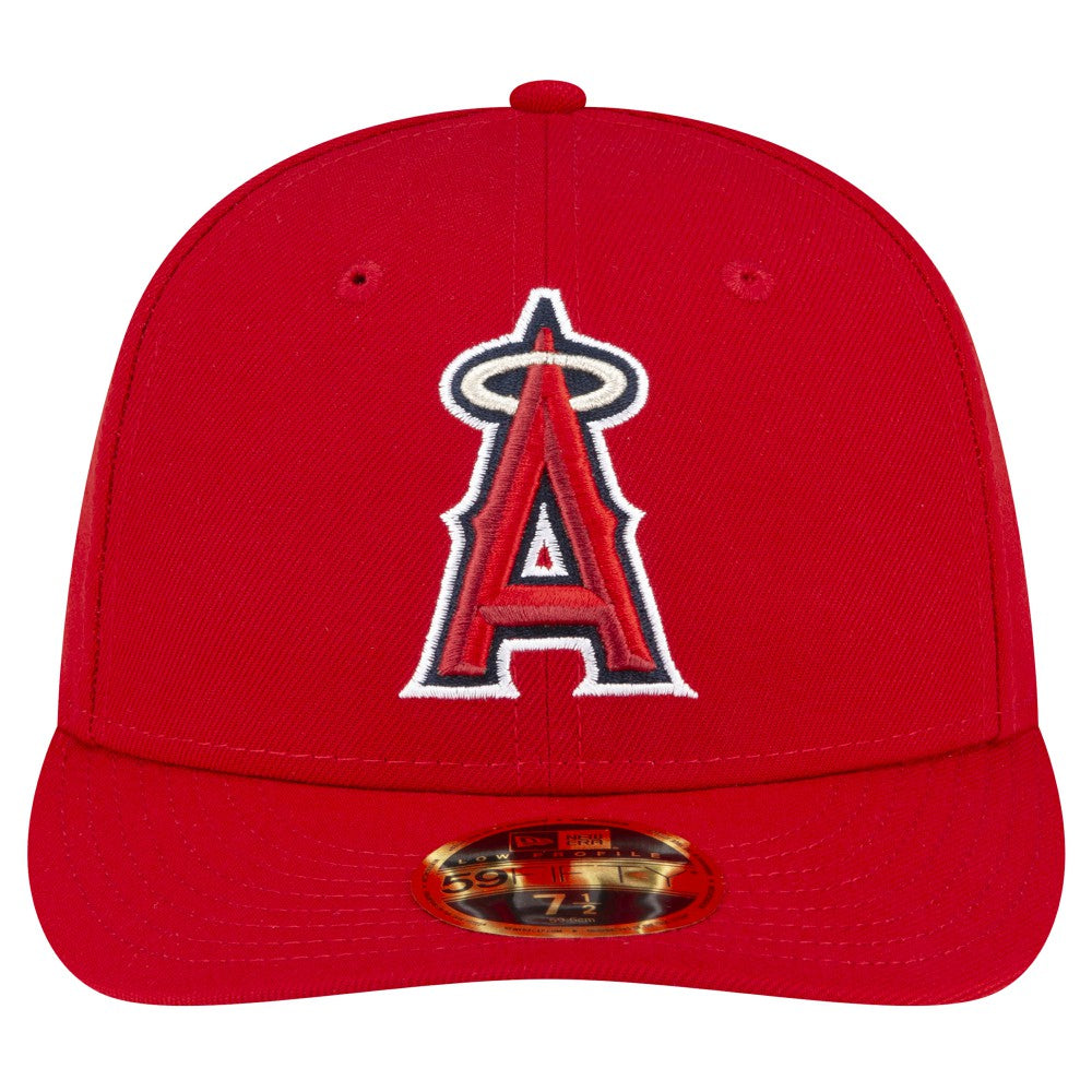 Los Angeles Angels New Era Game Authentic Collection On-Field Low Profile 59FIFTY Fitted Hat - Red - New Era on Sale
