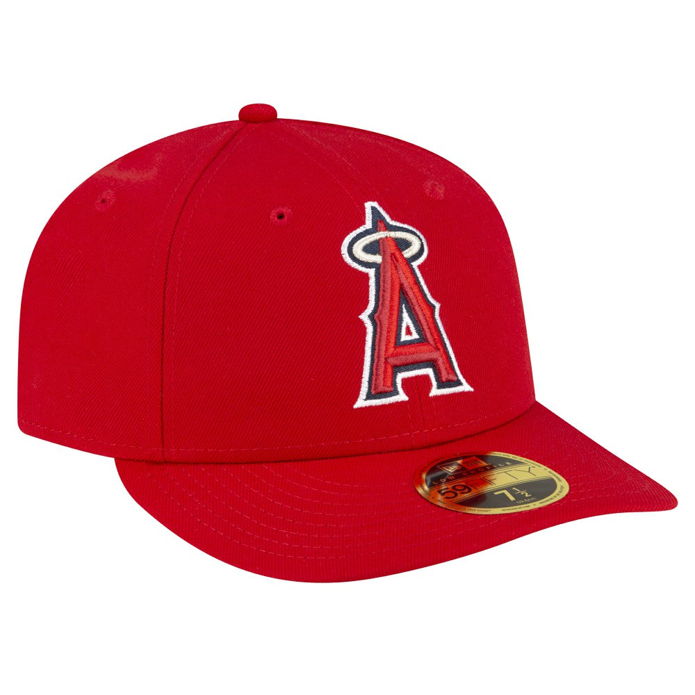 Los Angeles Angels New Era Game Authentic Collection On-Field Low Profile 59FIFTY Fitted Hat - Red - New Era on Sale