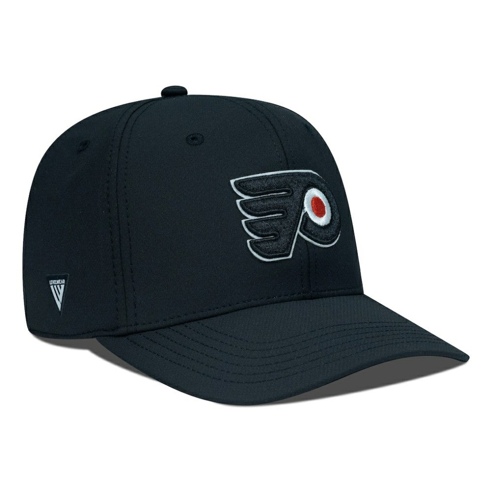 Philadelphia Flyers Levelwear Rise Flex Hat - Black - NHL 201957926
