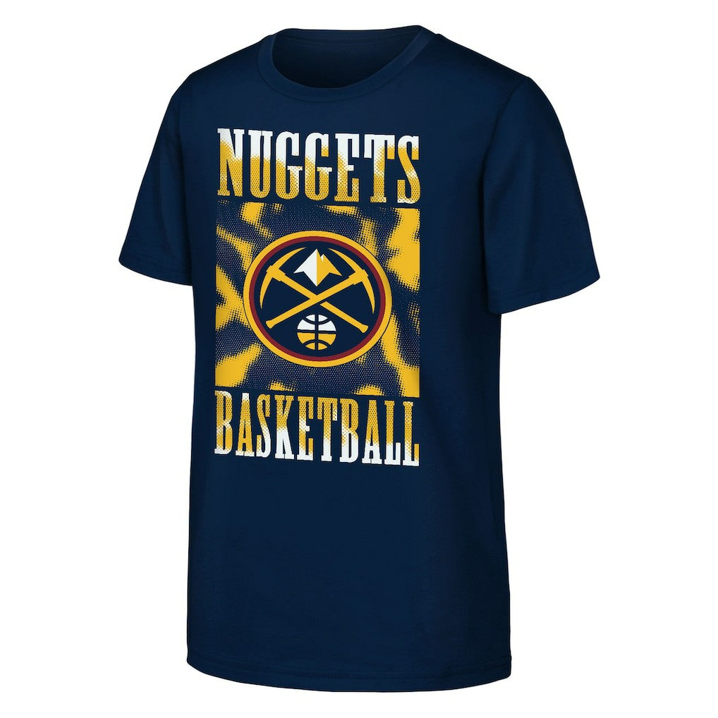 Denver Nuggets Youth Garage Hero T-Shirt Navy