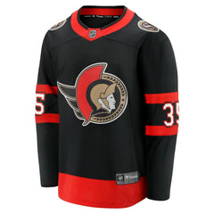 Linus Ullmark Ottawa Senators Fanatics Home Premier Breakaway Player Jersey - Black - NHL 201959773
