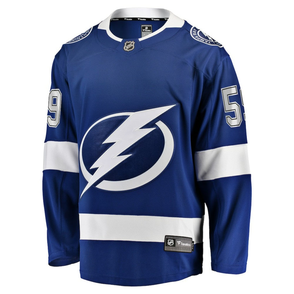 Jake Guentzel Tampa Bay Lightning Fanatics Home Premier Breakaway Player Jersey - Blue - NHL 201959775
