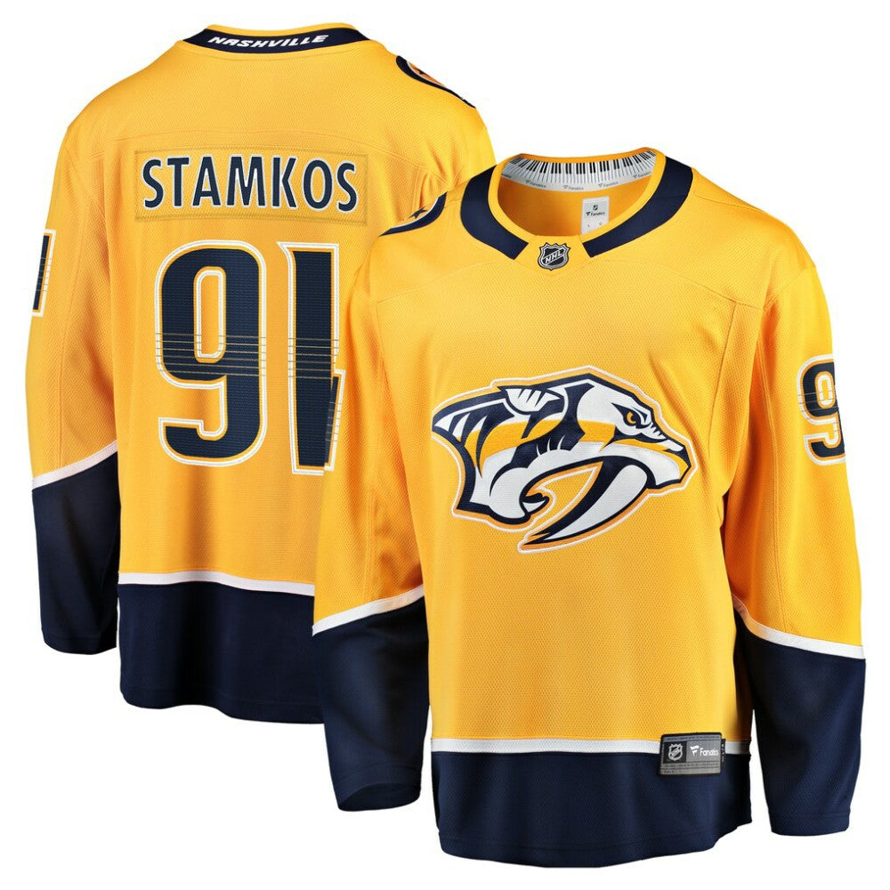 Steven Stamkos Nashville Predators Fanatics Home Premier Breakaway Player Jersey - Gold - NHL 201959777