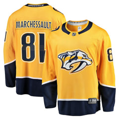 Jonathan Marchessault Nashville Predators Fanatics Home Premier Breakaway Player Jersey - Gold - NHL 201959779