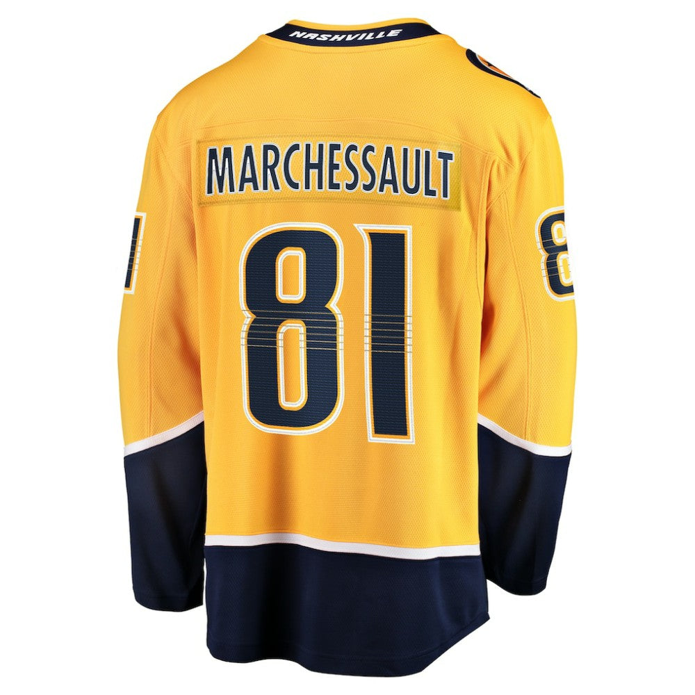 Jonathan Marchessault Nashville Predators Fanatics Home Premier Breakaway Player Jersey - Gold - NHL 201959779