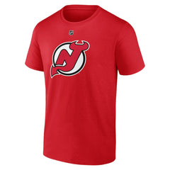 Jacob Markstrom New Jersey Devils Fanatics Authentic Stack Name & Number T-Shirt - Red - NHL 201959801