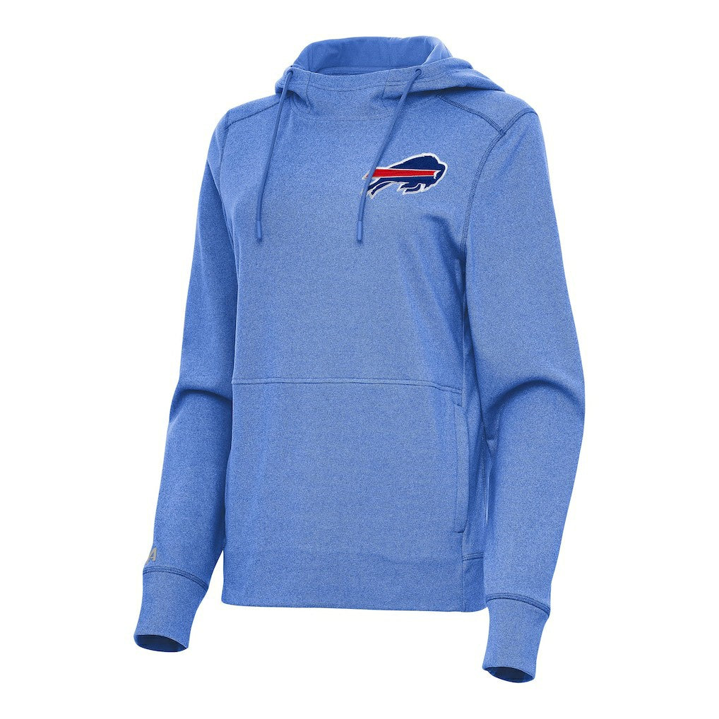 Buffalo Bills Antigua Women's Justice Pullover Hoodie Heather Royal