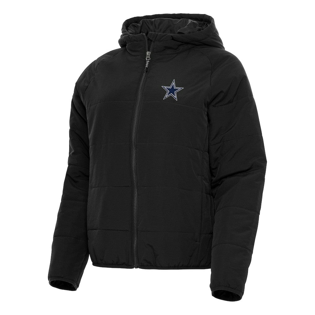 Dallas Cowboys Antigua Women's Universe Full-Zip Hoodie Jacket Black