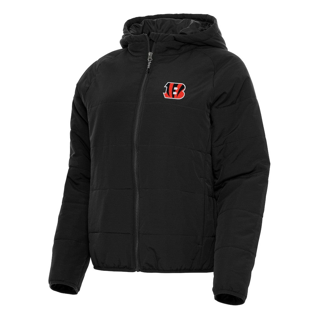 Cincinnati Bengals Antigua Women's Universe Full-Zip Hoodie Jacket Black