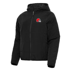 Cleveland Browns Antigua Women's Universe Full-Zip Hoodie Jacket Black