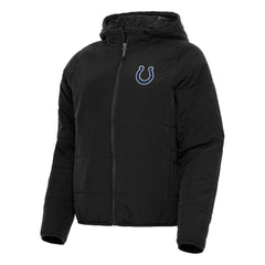 Indianapolis Colts Antigua Women's Universe Full-Zip Hoodie Jacket Black