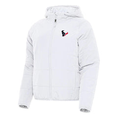 Houston Texans Antigua Women's Universe Full-Zip Hoodie Jacket White