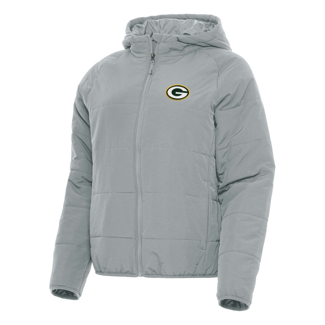 Green Bay Packers Antigua Women's Universe Full-Zip Hoodie Jacket Gray