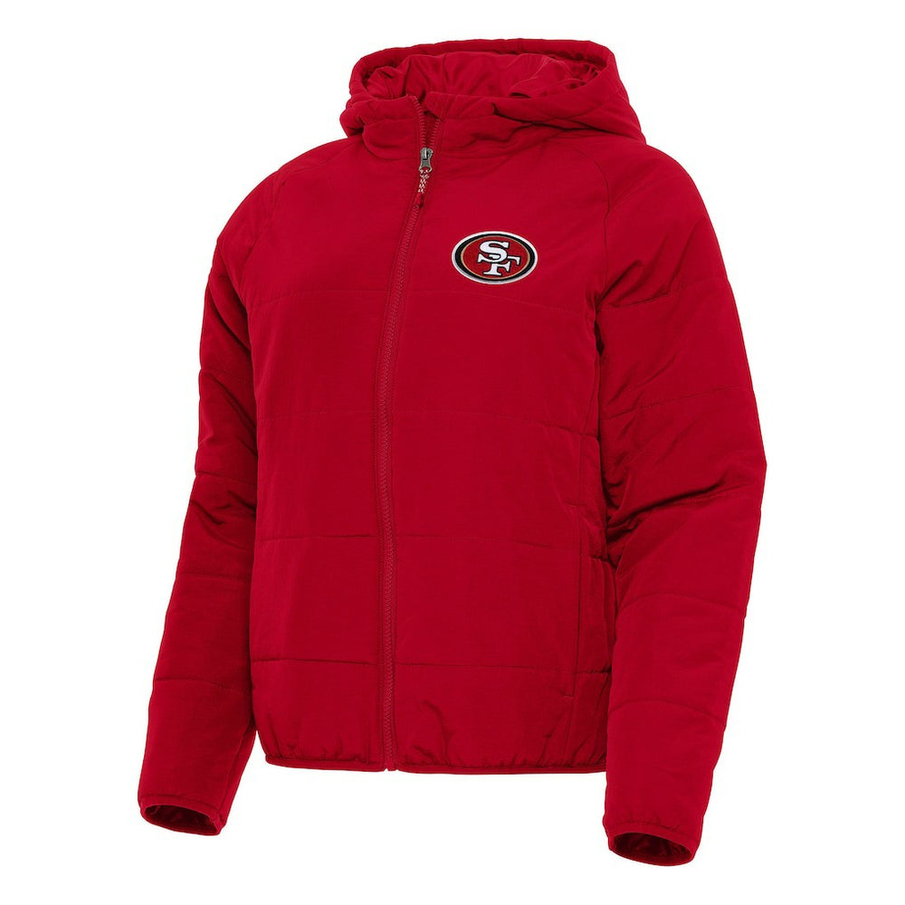 San Francisco 49ers Antigua Women's Universe Full-Zip Hoodie Jacket Scarlet