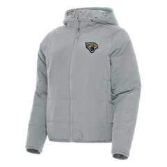 Jacksonville Jaguars Antigua Women's Universe Full-Zip Hoodie Jacket Gray