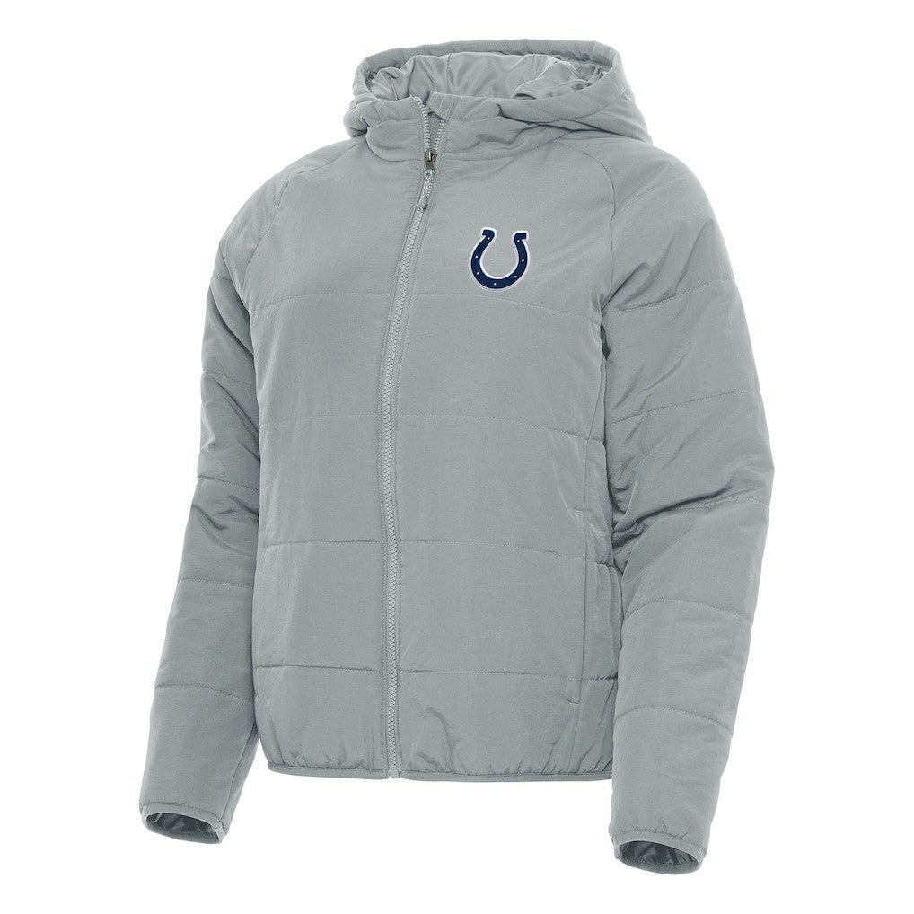 Indianapolis Colts Antigua Women's Universe Full-Zip Hoodie Jacket Gray