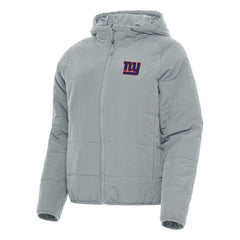 New York Giants Antigua Women's Universe Full-Zip Hoodie Jacket Gray
