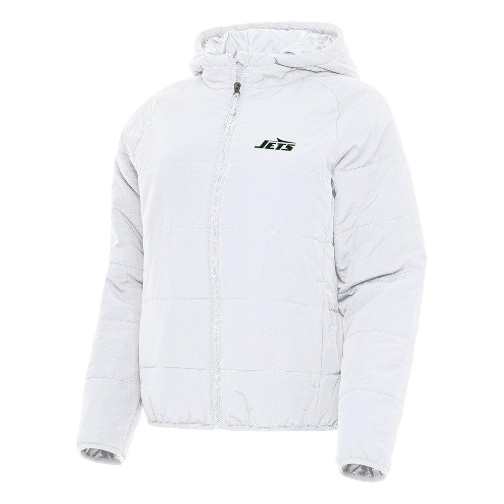 New York Jets Antigua Women's Universe Full-Zip Hoodie Jacket White