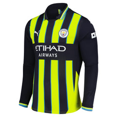 Manchester City 2024/25 Away Replica Long Sleeve Jersey Navy - Puma