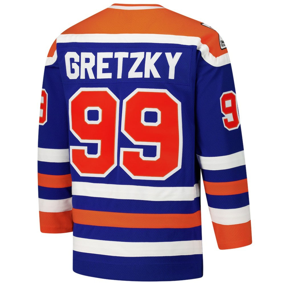 Wayne Gretzky Edmonton Oilers 1979-80 Power Play Jersey - Royal - NHL 201979061