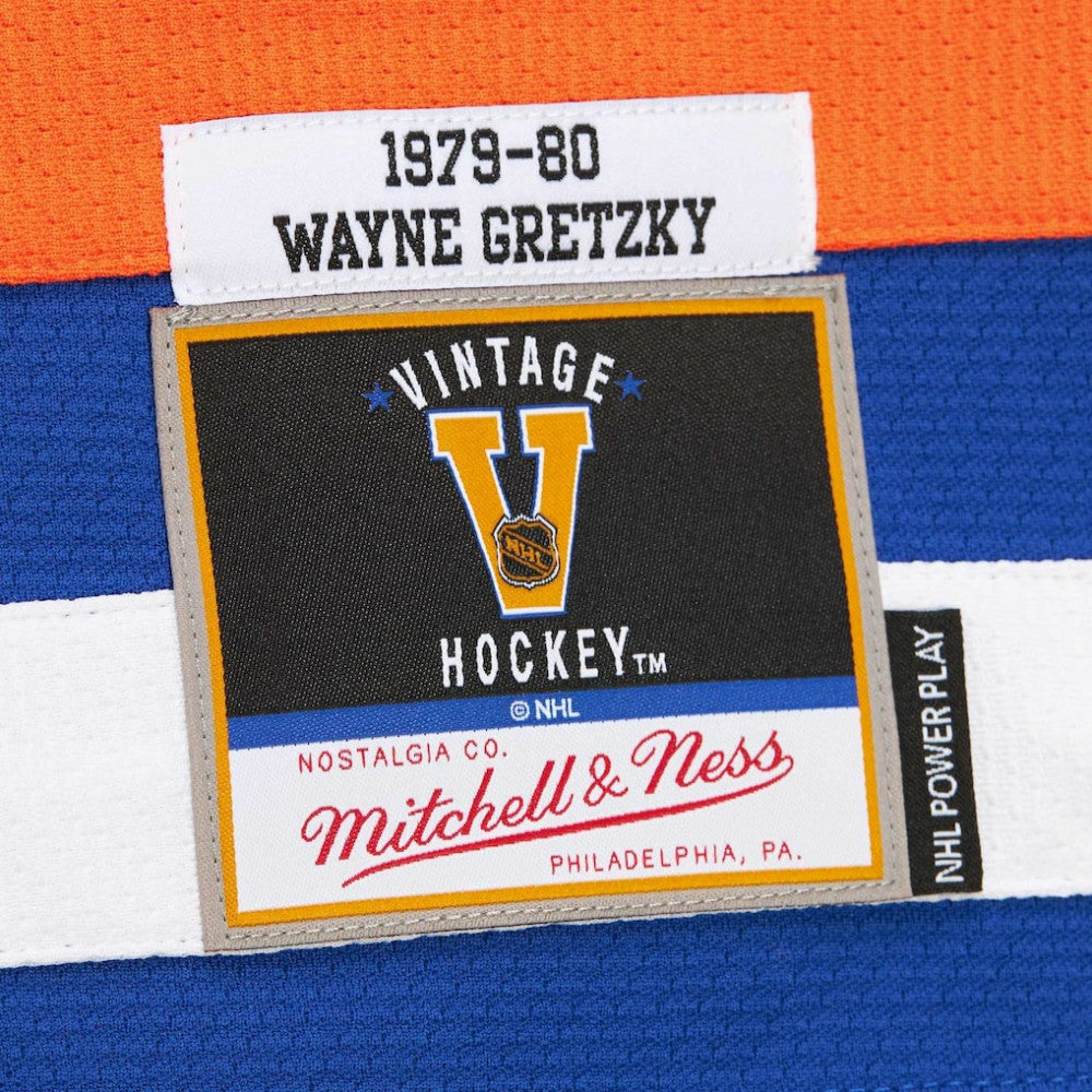 Wayne Gretzky Edmonton Oilers 1979-80 Power Play Jersey - Royal - NHL 201979061