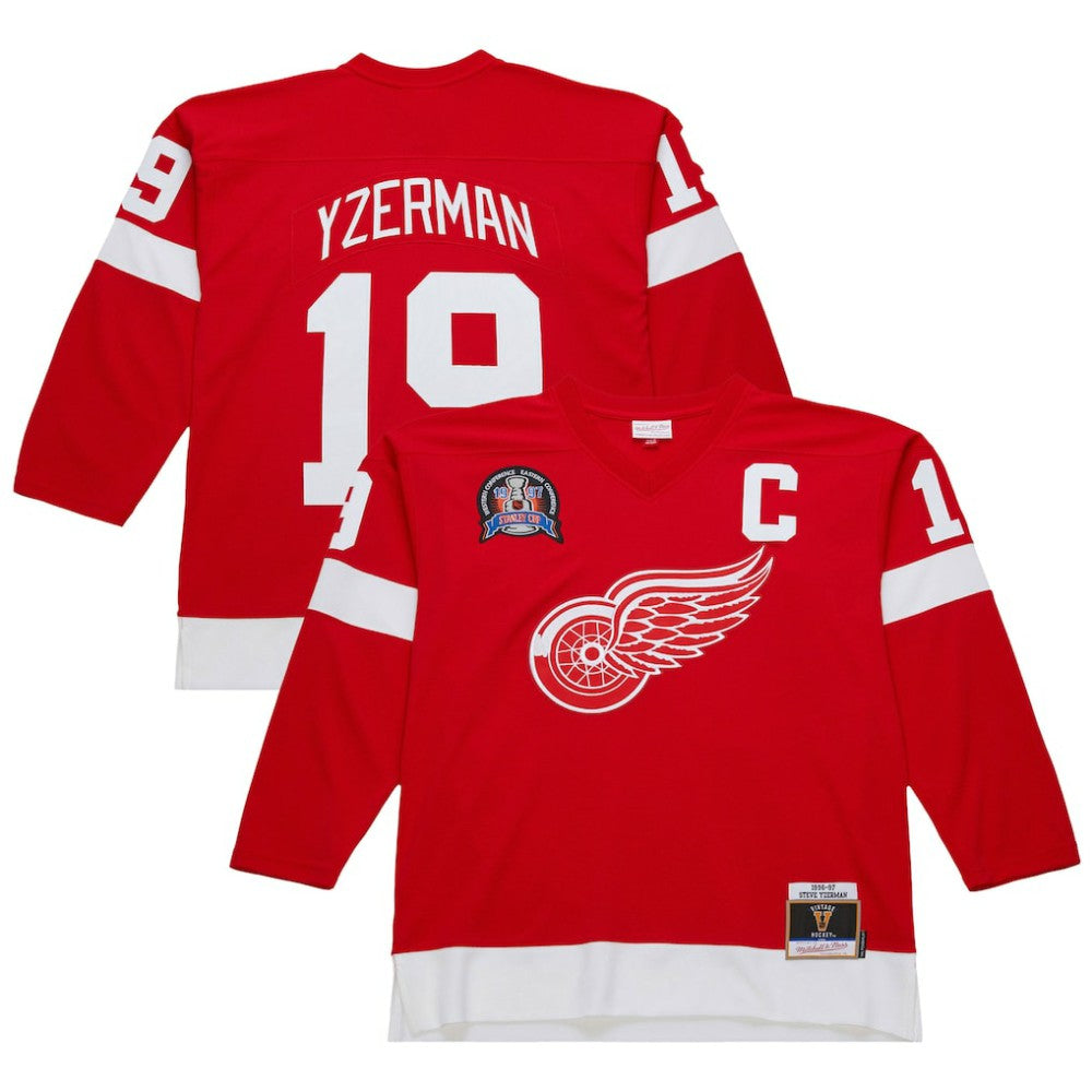 Steve Yzerman Detroit Red Wings 1996-97 Power Play Jersey - Scarlet - NHL 201979062