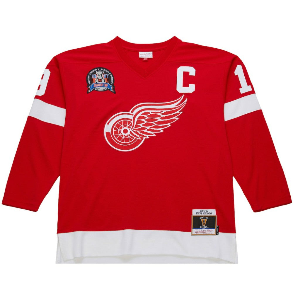Steve Yzerman Detroit Red Wings 1996-97 Power Play Jersey - Scarlet - NHL 201979062