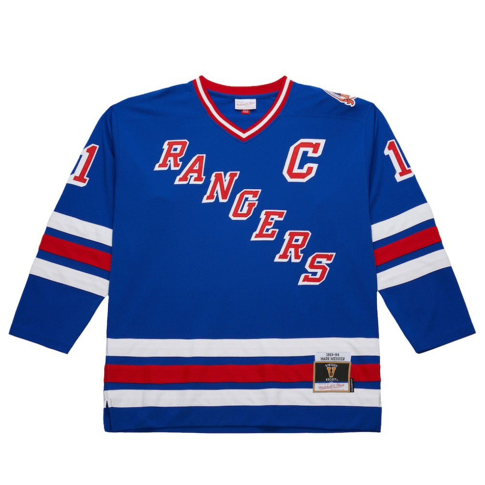 Mark Messier New York Rangers 1993-94 Power Play Jersey - Royal - NHL 201979064