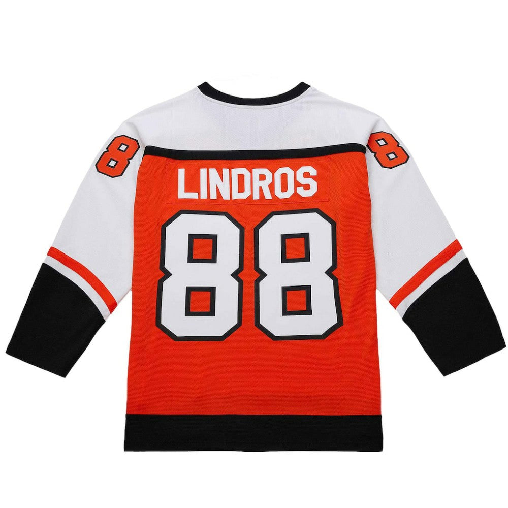 Eric Lindros Philadelphia Flyers 1996-97 Power Play Jersey - Orange - NHL 201979065