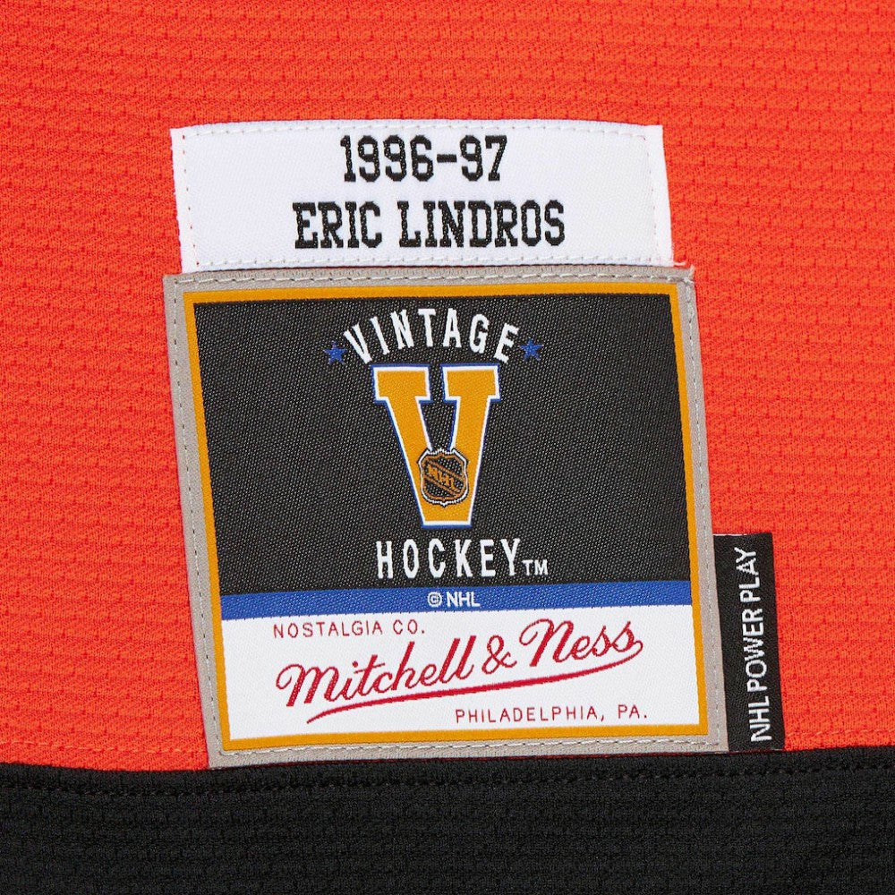Eric Lindros Philadelphia Flyers 1996-97 Power Play Jersey - Orange - NHL 201979065