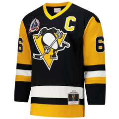 Mario Lemieux Pittsburgh Penguins 1991-92 Power Play Jersey - Black - NHL 201979067