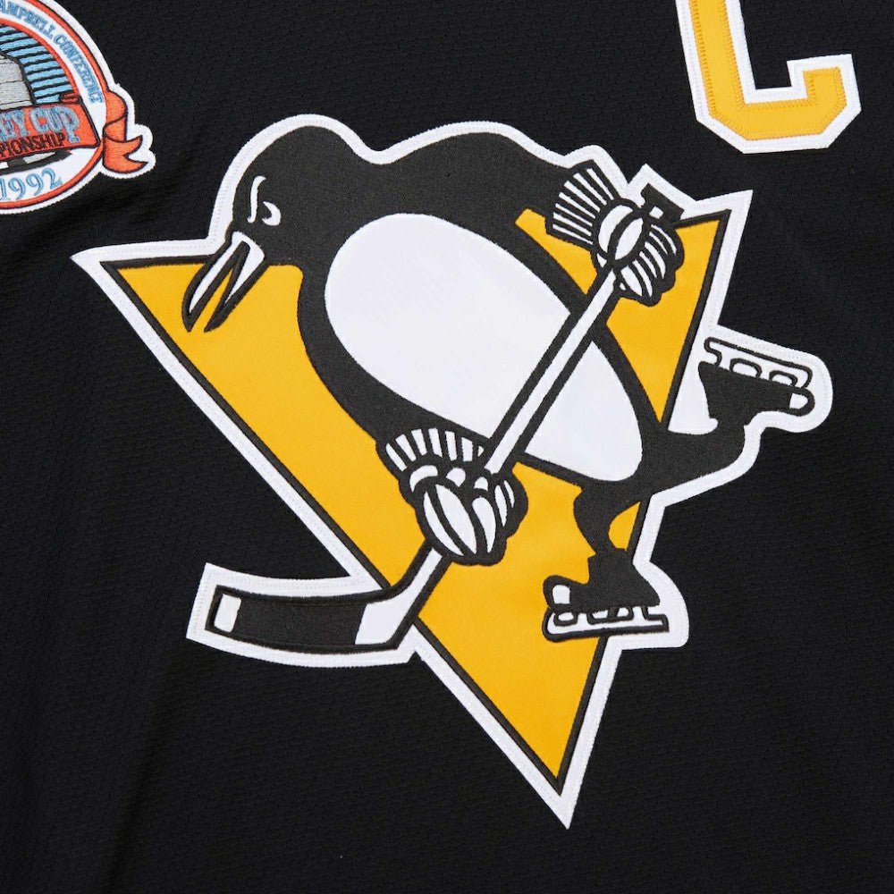 Mario Lemieux Pittsburgh Penguins 1991-92 Power Play Jersey - Black - NHL 201979067