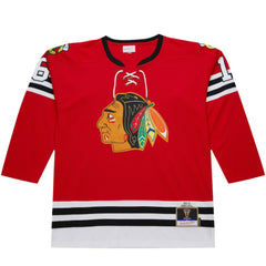 Bobby Hull Chicago Blackhawks 1960-61 Power Play Jersey - Scarlet - NHL 201979070