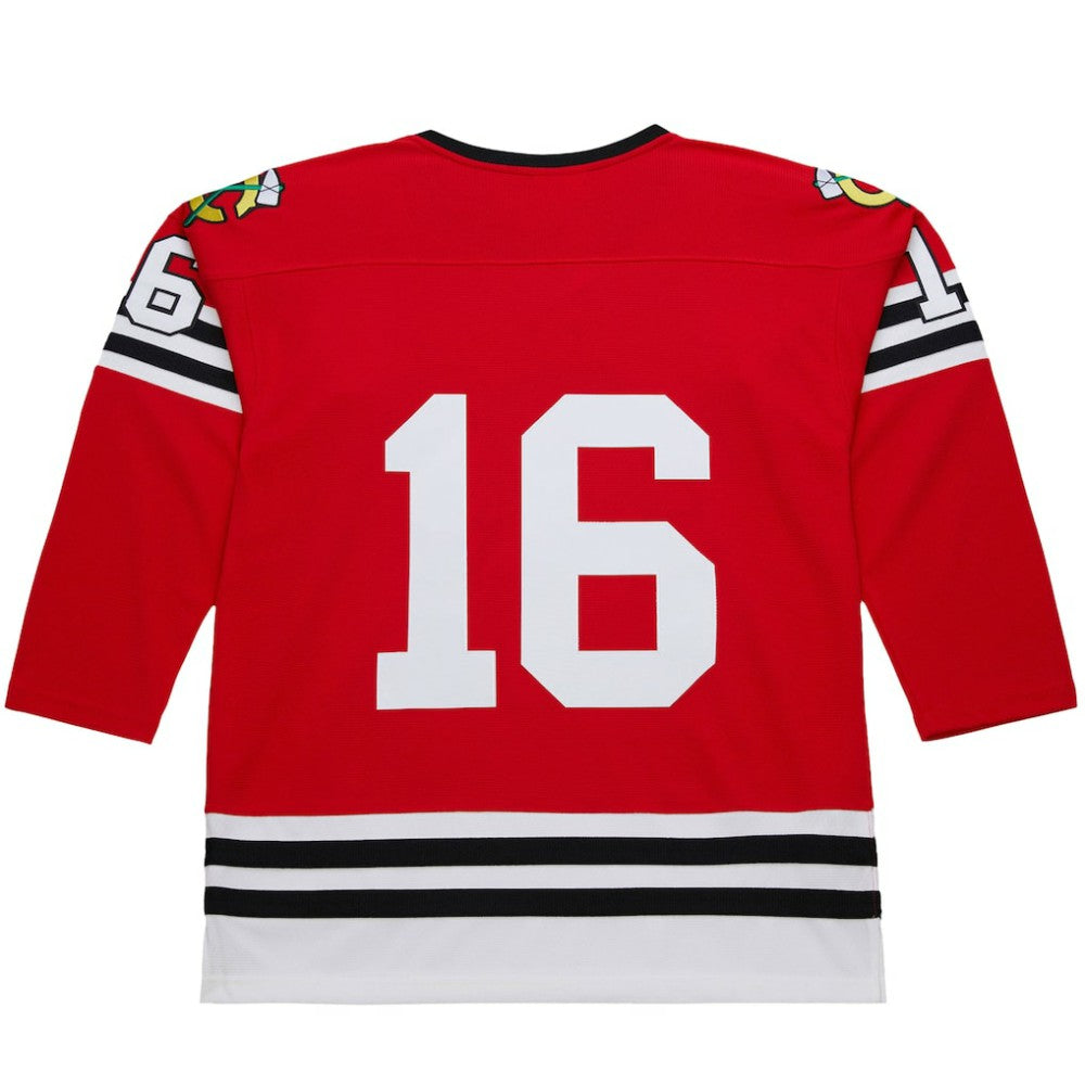 Bobby Hull Chicago Blackhawks 1960-61 Power Play Jersey - Scarlet - NHL 201979070