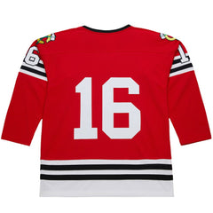 Bobby Hull Chicago Blackhawks 1960-61 Power Play Jersey - Scarlet - NHL 201979070