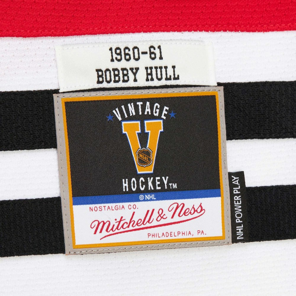 Bobby Hull Chicago Blackhawks 1960-61 Power Play Jersey - Scarlet - NHL 201979070