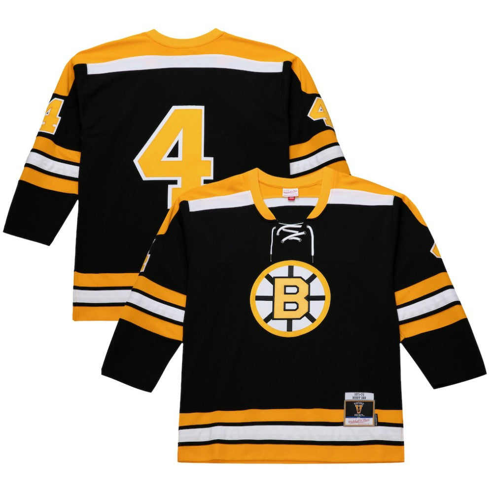Bobby Orr Boston Bruins 1971-72 Power Play Jersey - Black - NHL 201979071