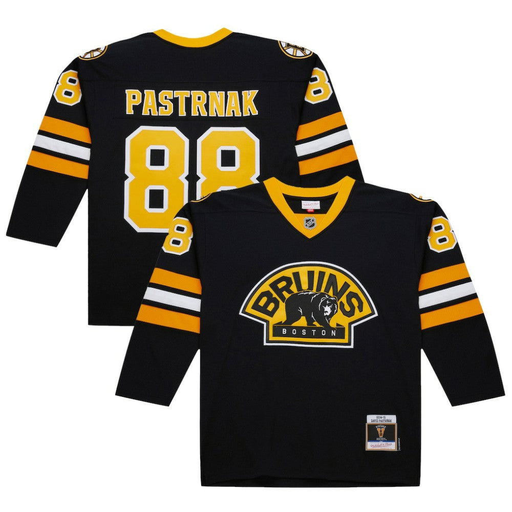 David Pastrnak Boston Bruins 2014-15 Power Play Jersey - Black - NHL 201979138